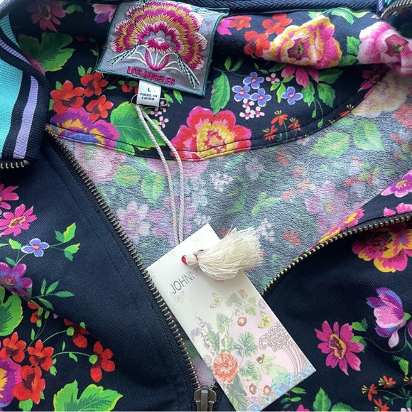 JOHNNY WAS cantero mock neck zip up - Picture 9 of 11